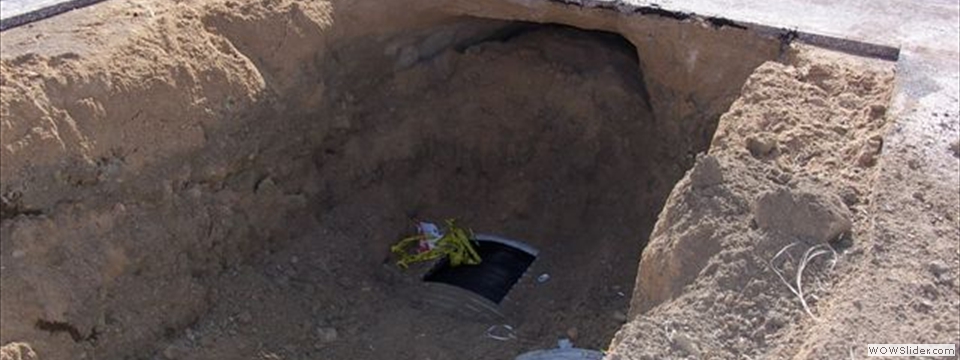 Helical-spiral liner staged and ready