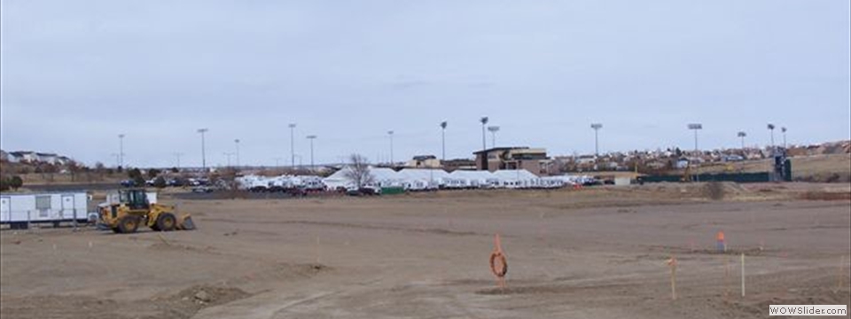 Crew at portal during push